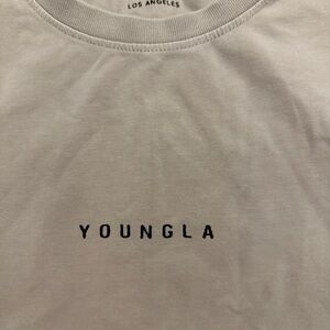 YoungLA Cream Casual Tee